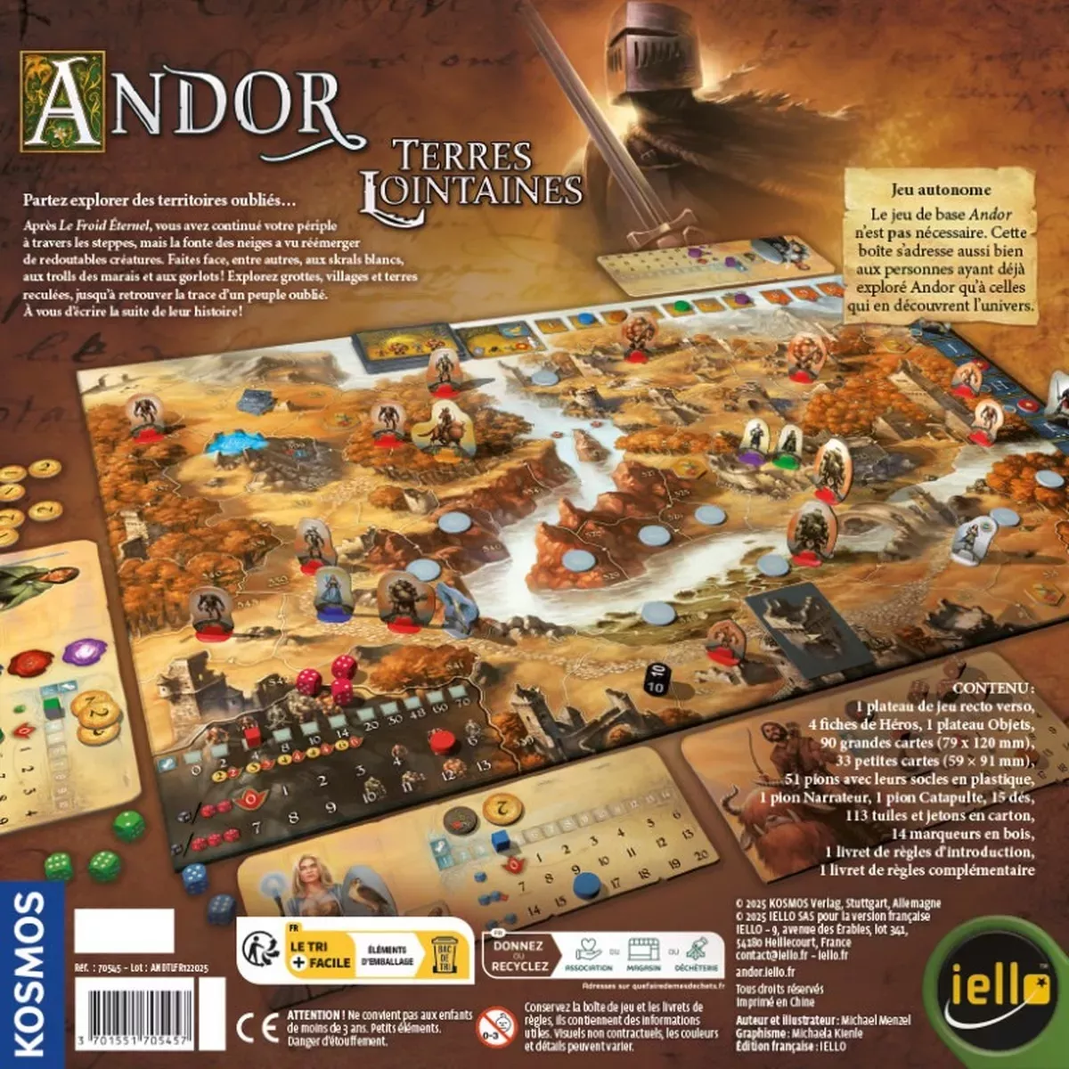 Andor : Terres lointaines - Jeu de société - Iello - Ludum.fr