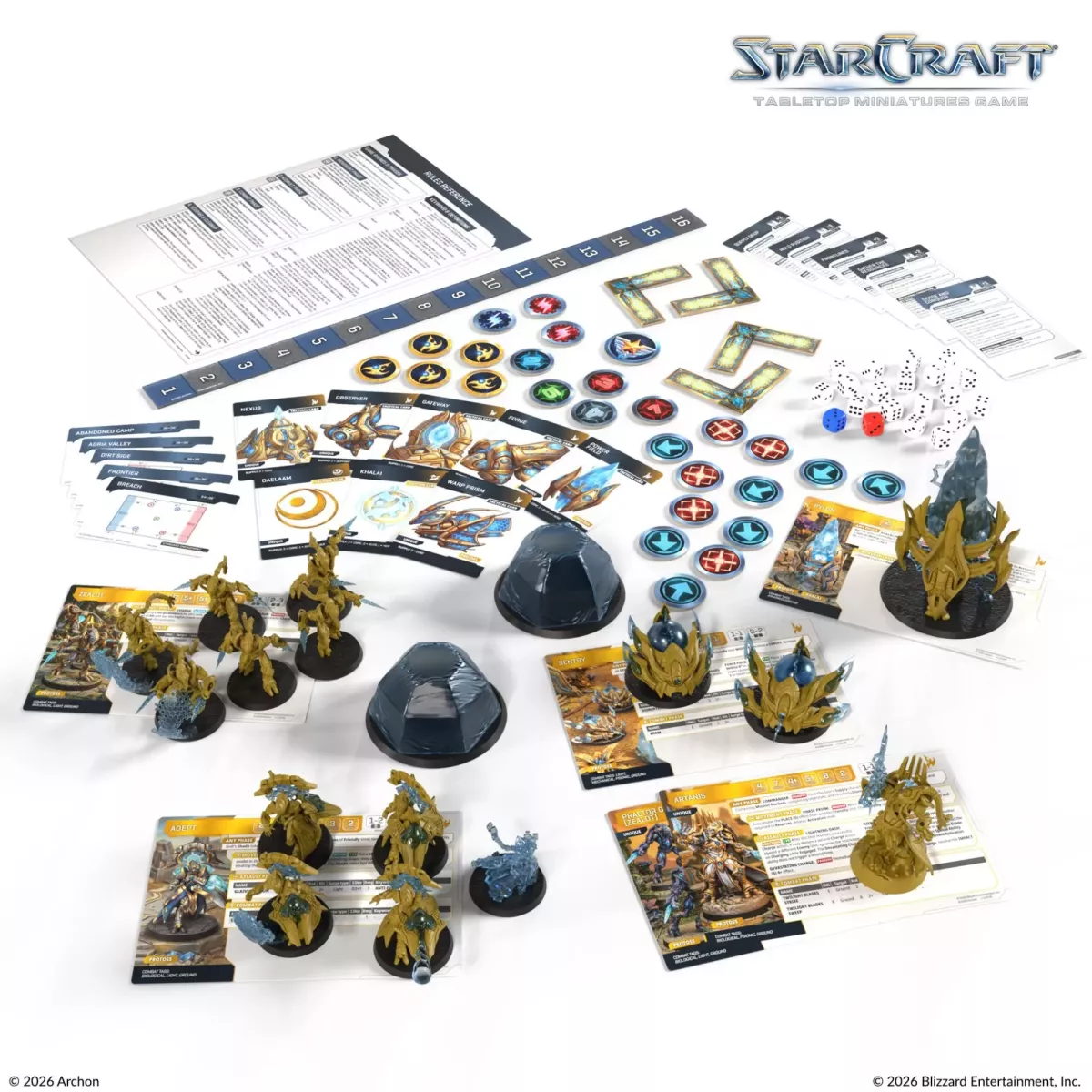 StarCraft - Tabletop Miniatures Game : Protoss Starter Set Founders Edition - Version Anglaise 