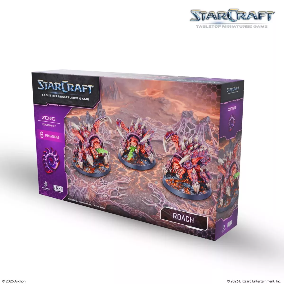 StarCraft - Tabletop Miniatures Game - Roach - Zerg Expansion Set - Version Anglaise 