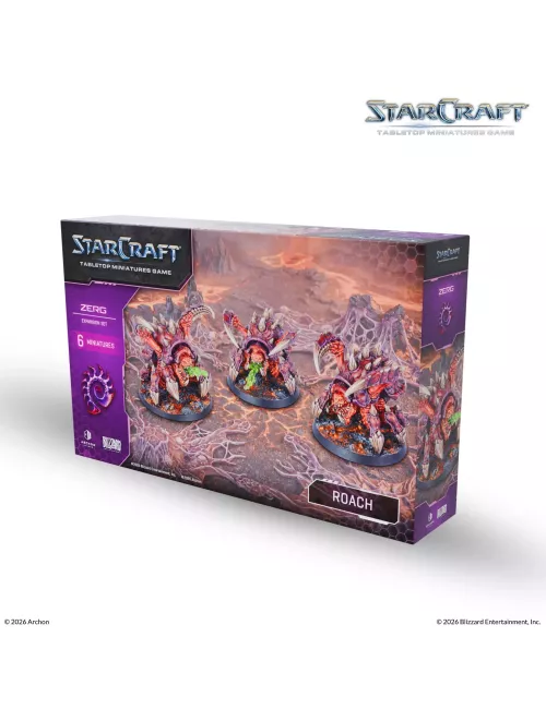 StarCraft - Tabletop Miniatures Game - Roach - Zerg Expansion Set - Version Anglaise 