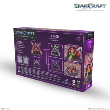 StarCraft - Tabletop Miniatures Game - Roach - Zerg Expansion Set - Version Anglaise 
