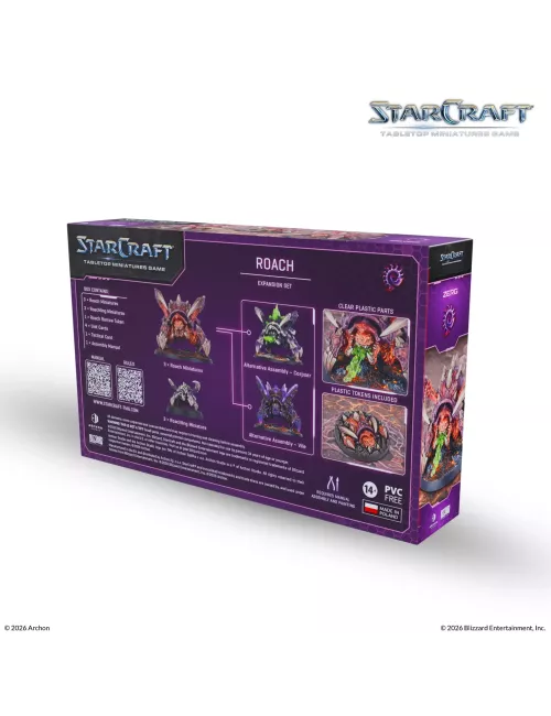 StarCraft - Tabletop Miniatures Game - Roach - Zerg Expansion Set - Version Anglaise 