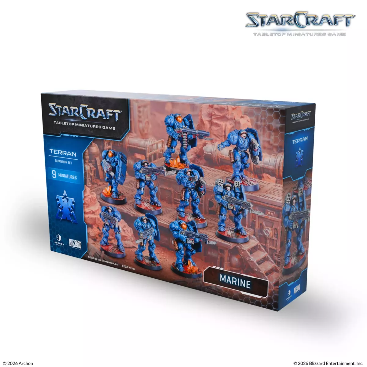 StarCraft - Tabletop Miniatures Game - Marine - Terran Expansion Set - Version Anglaise 