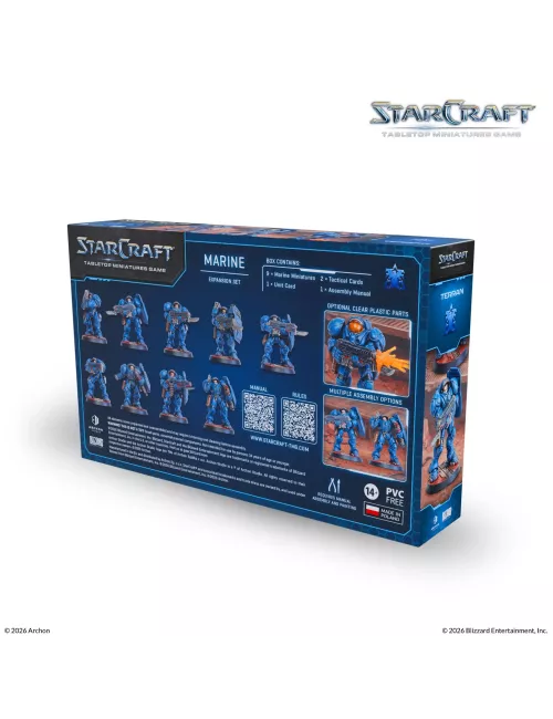 StarCraft - Tabletop Miniatures Game - Marine - Terran Expansion Set - Version Anglaise 