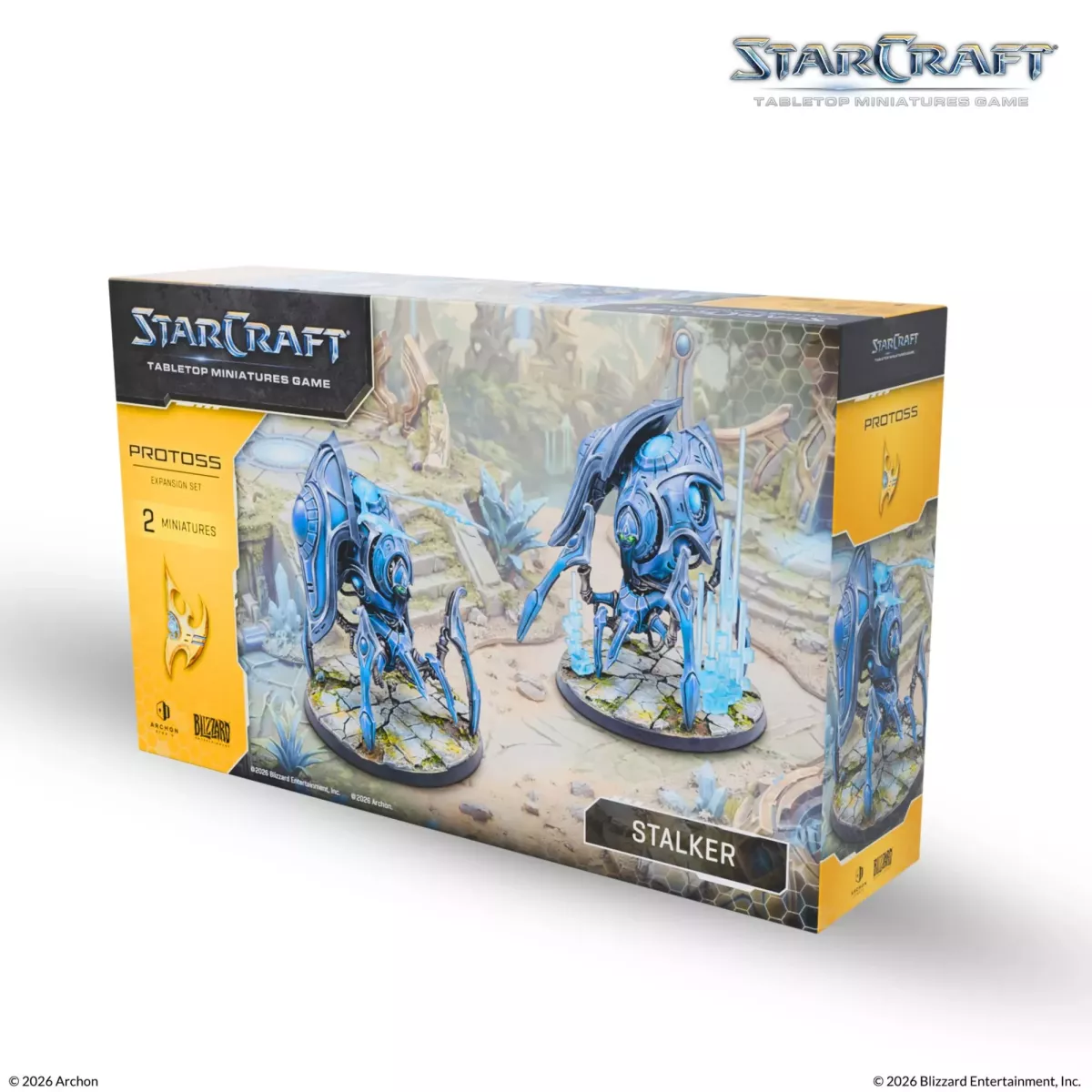 StarCraft - Tabletop Miniatures Game - Stalker - Protoss Expansion Set - Version Anglaise 