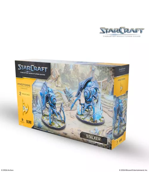 StarCraft - Tabletop Miniatures Game - Stalker - Protoss Expansion Set - Version Anglaise 