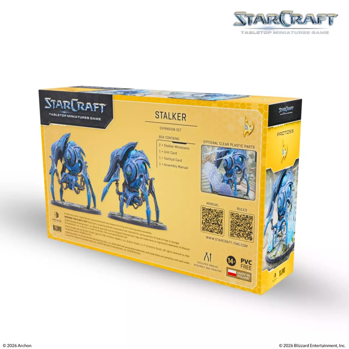 StarCraft - Tabletop Miniatures Game - Stalker - Protoss Expansion Set - Version Anglaise 