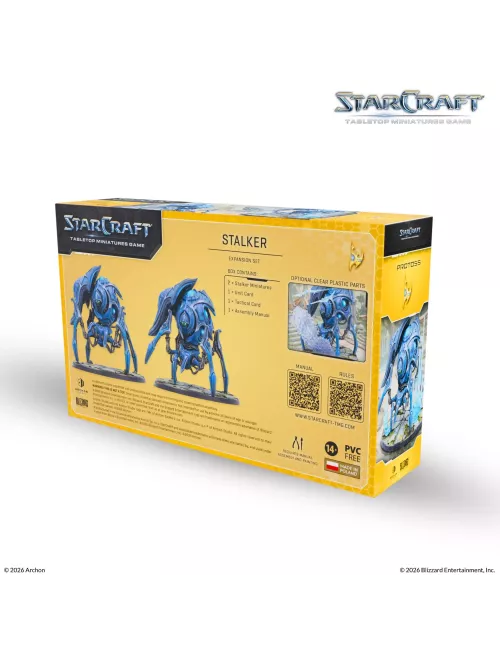 StarCraft - Tabletop Miniatures Game - Stalker - Protoss Expansion Set - Version Anglaise 