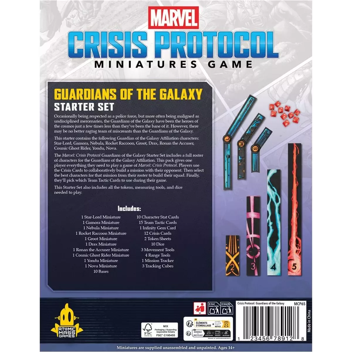 Marvel Crisis Protocol : Guardians of the Galaxy - Starter Set - Version Anglaise