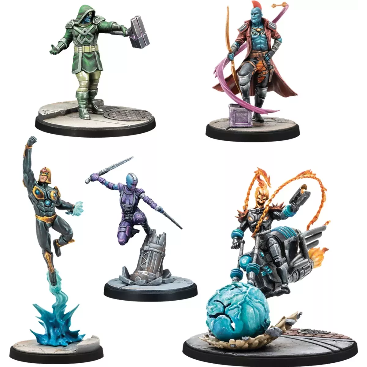 Marvel Crisis Protocol : Guardians of the Galaxy - Starter Set - Version Anglaise