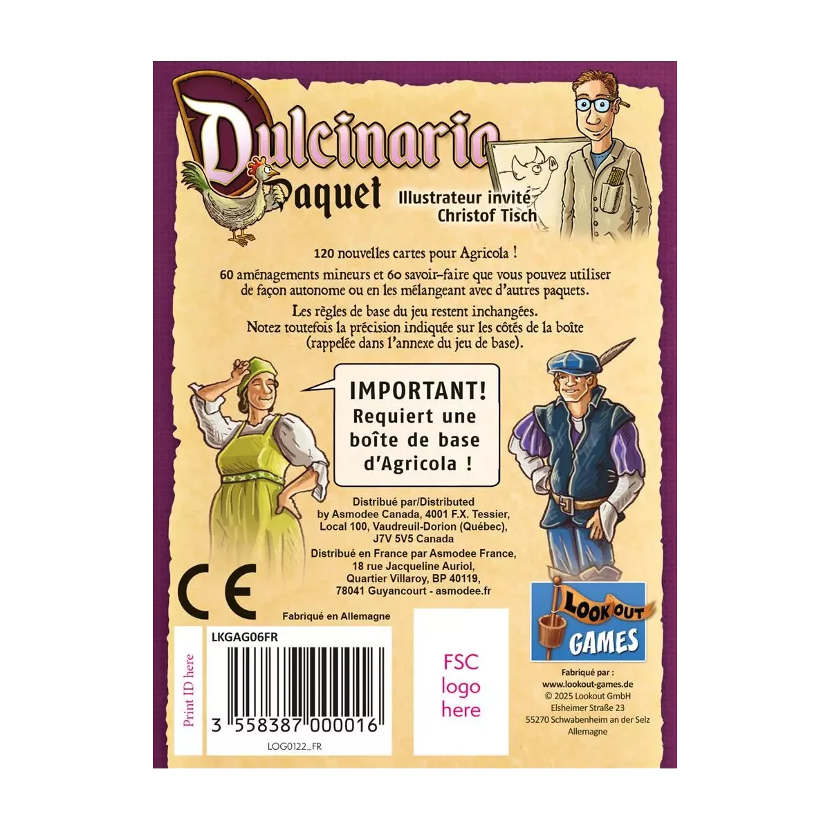 Agricola : Dulcinaria - ExtensionGestion & Optimisation