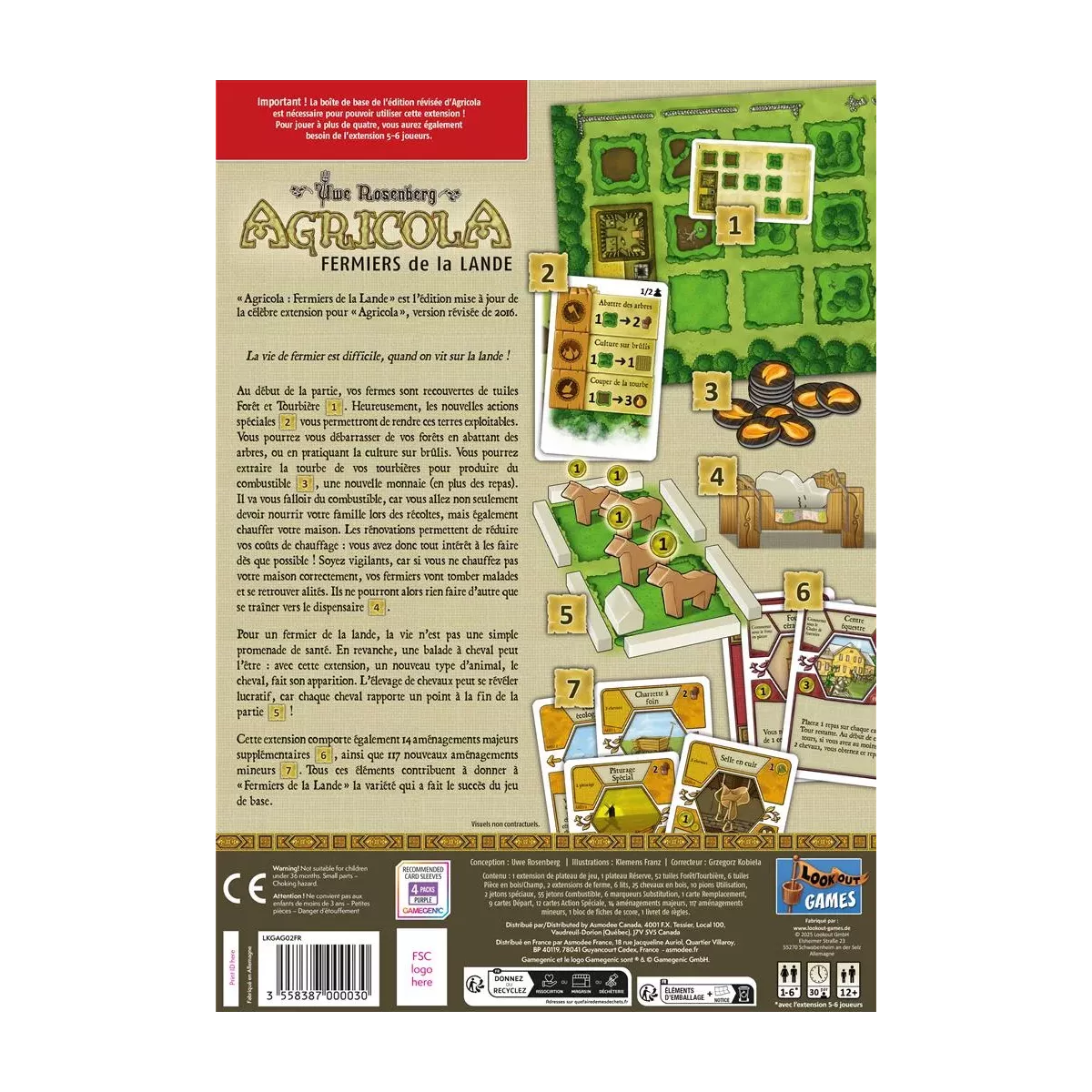 Agricola : Fermiers de la Lande - ExtensionGestion & Optimisation