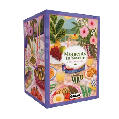 Puzzle Gibsons Moments to Savour - 3 x 500 piècesPuzzles 500 pièces