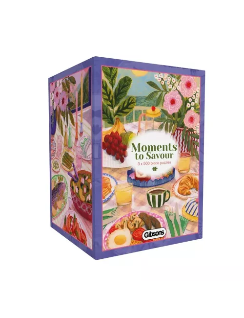 Puzzle Gibsons Moments to Savour - 3 x 500 piècesPuzzles 500 pièces