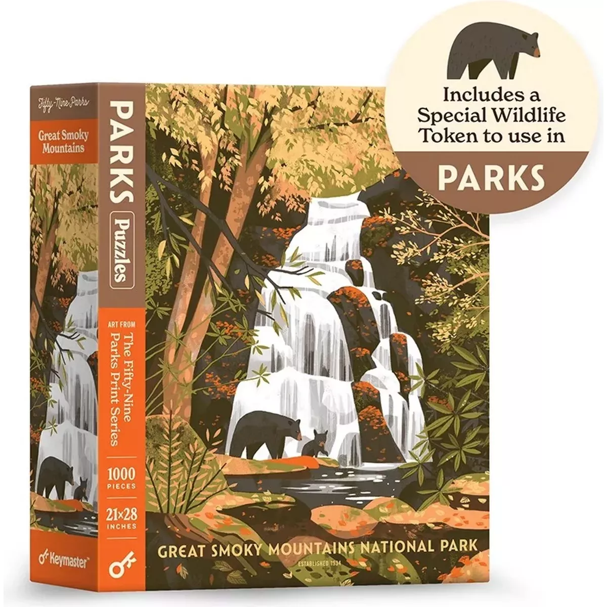 Puzzle Parks : Great Smoky Mountains National Park - 1000 Pièces