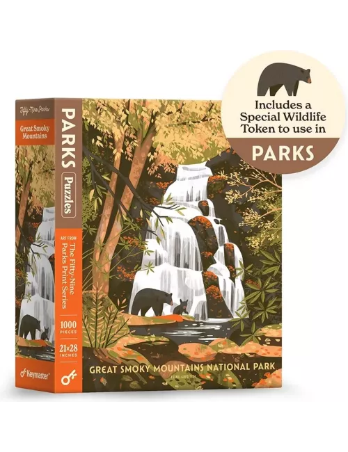 Puzzle Parks : Great Smoky Mountains National Park - 1000 Pièces