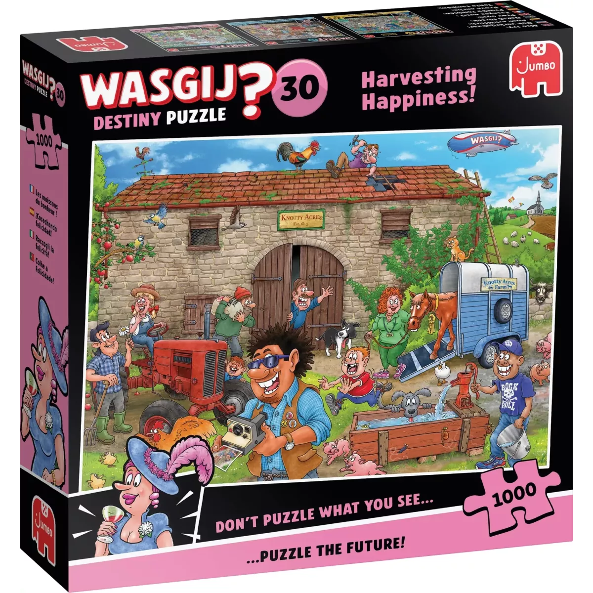 Puzzle Wasgij Destiny - 30 : Les Moissons Du Bonheur ! - 1000 Pièces
