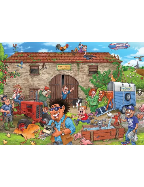 Puzzle Wasgij Destiny - 30 : Les Moissons Du Bonheur ! - 1000 Pièces