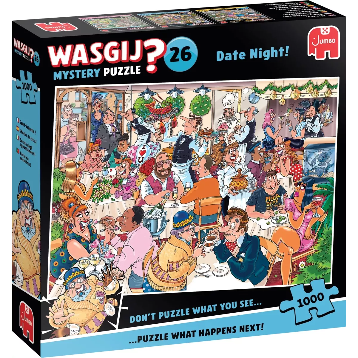 Puzzle Wasgij Mystery - 26 : Saint-Valentin ! - 1000 Pièces