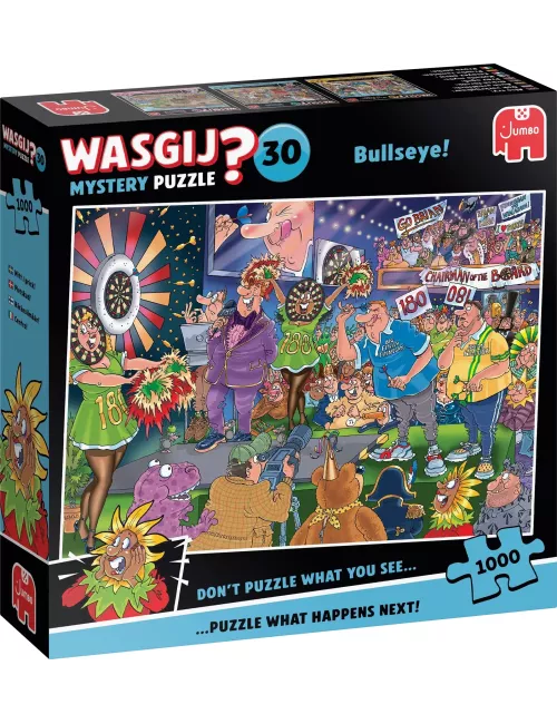 Puzzle Wasgij Mystery - 30 : En Plein Dans Le Mille ! - 1000 Pièces