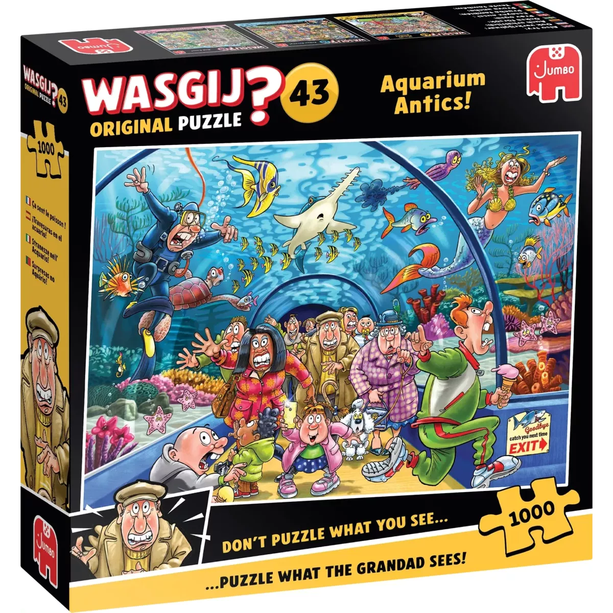 Puzzle Wasgij Original - 43 : Ça Sent Le Poisson ! - 1000 Pièces