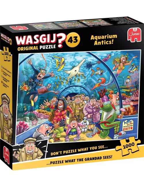 Puzzle Wasgij Original - 43 : Ça Sent Le Poisson ! - 1000 Pièces