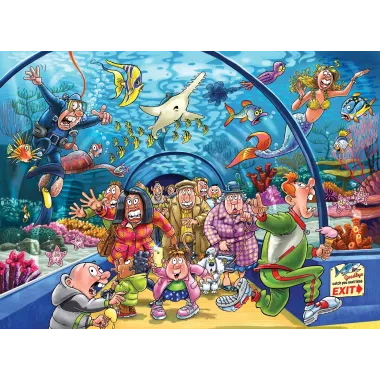 Puzzle Wasgij Original - 43 : Ça Sent Le Poisson ! - 1000 Pièces