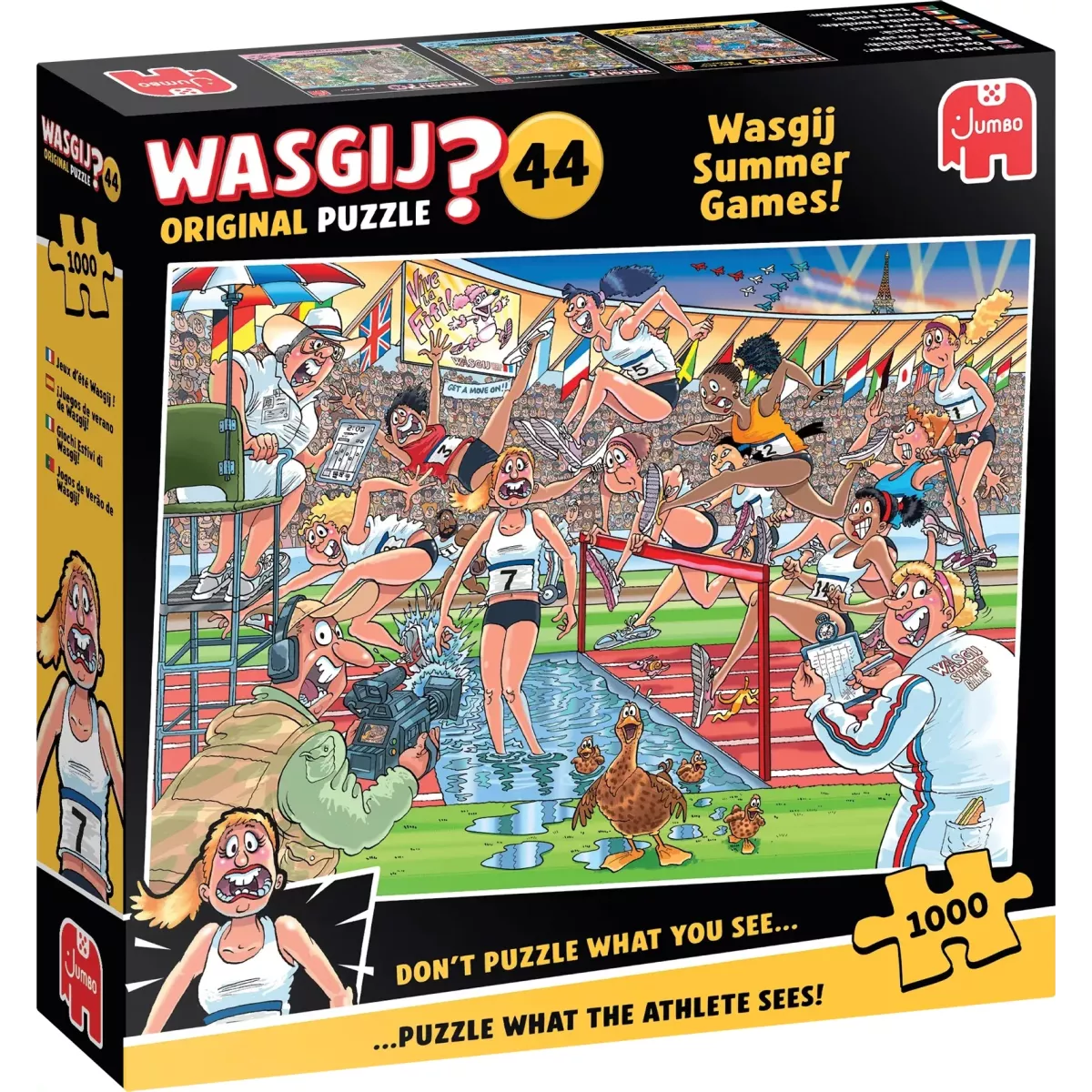 Puzzle Wasgij Original - 44 : Jeux D'été ! - 1000 Pièces
