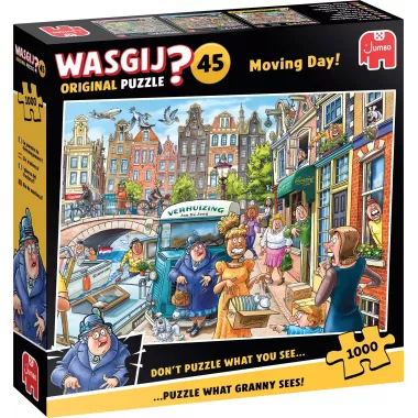 Puzzle Wasgij Original - 45 : La Journée Du Déménagement ! - 1000 Pièces