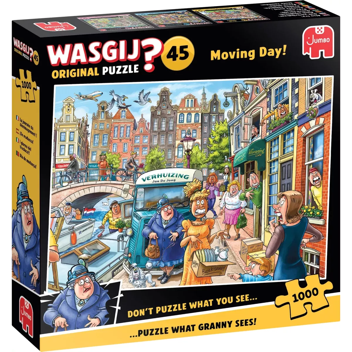 Puzzle Wasgij Original - 45 : La Journée Du Déménagement ! - 1000 Pièces