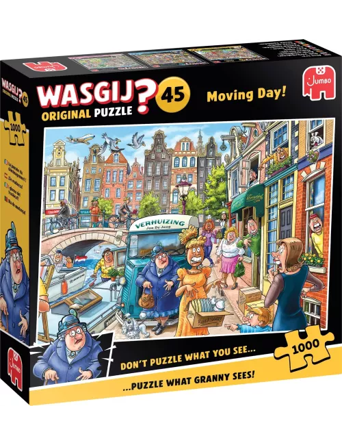 Puzzle Wasgij Original - 45 : La Journée Du Déménagement ! - 1000 Pièces
