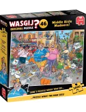 Puzzle Wasgij Original - 46 : Frénésie D’achat Dans L’allée Centrale ! - 1000 Pièces