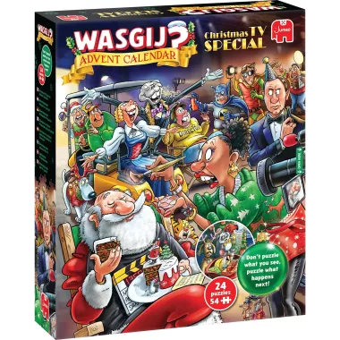 Puzzle Wasgij Calendrier De L'avent 2026 : Programme Spécial De Noël - 24 puzzles de 54 pièces
