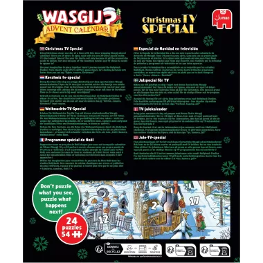 Puzzle Wasgij Calendrier De L'avent 2026 : Programme Spécial De Noël - 24 puzzles de 54 pièces
