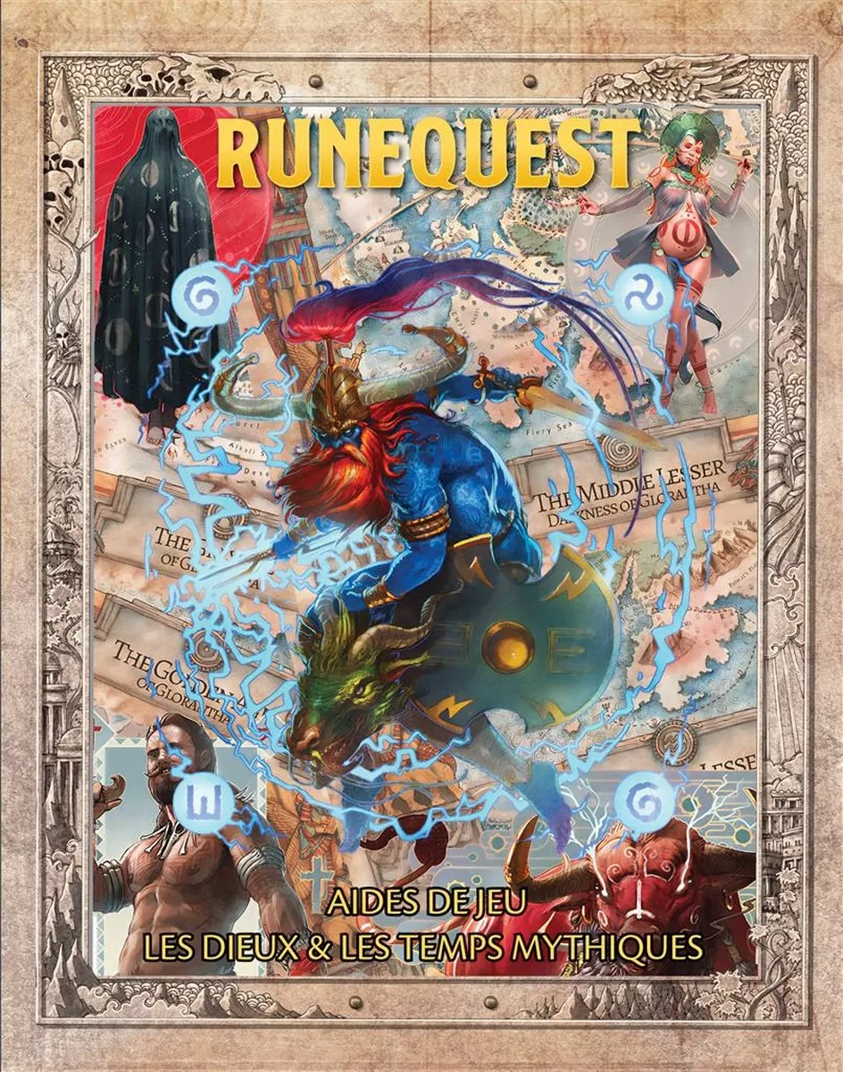 Boite de RuneQuest : Les Dieux & Les Temps Mythiques - Les Aides de Jeu