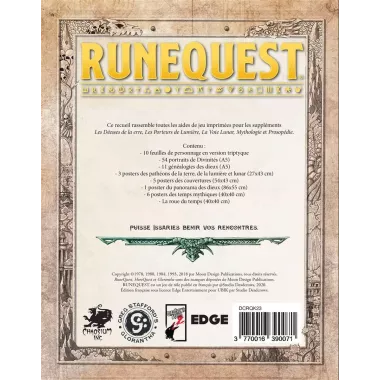 RuneQuest : Les Dieux & Les Temps Mythiques - Les Aides de Jeu