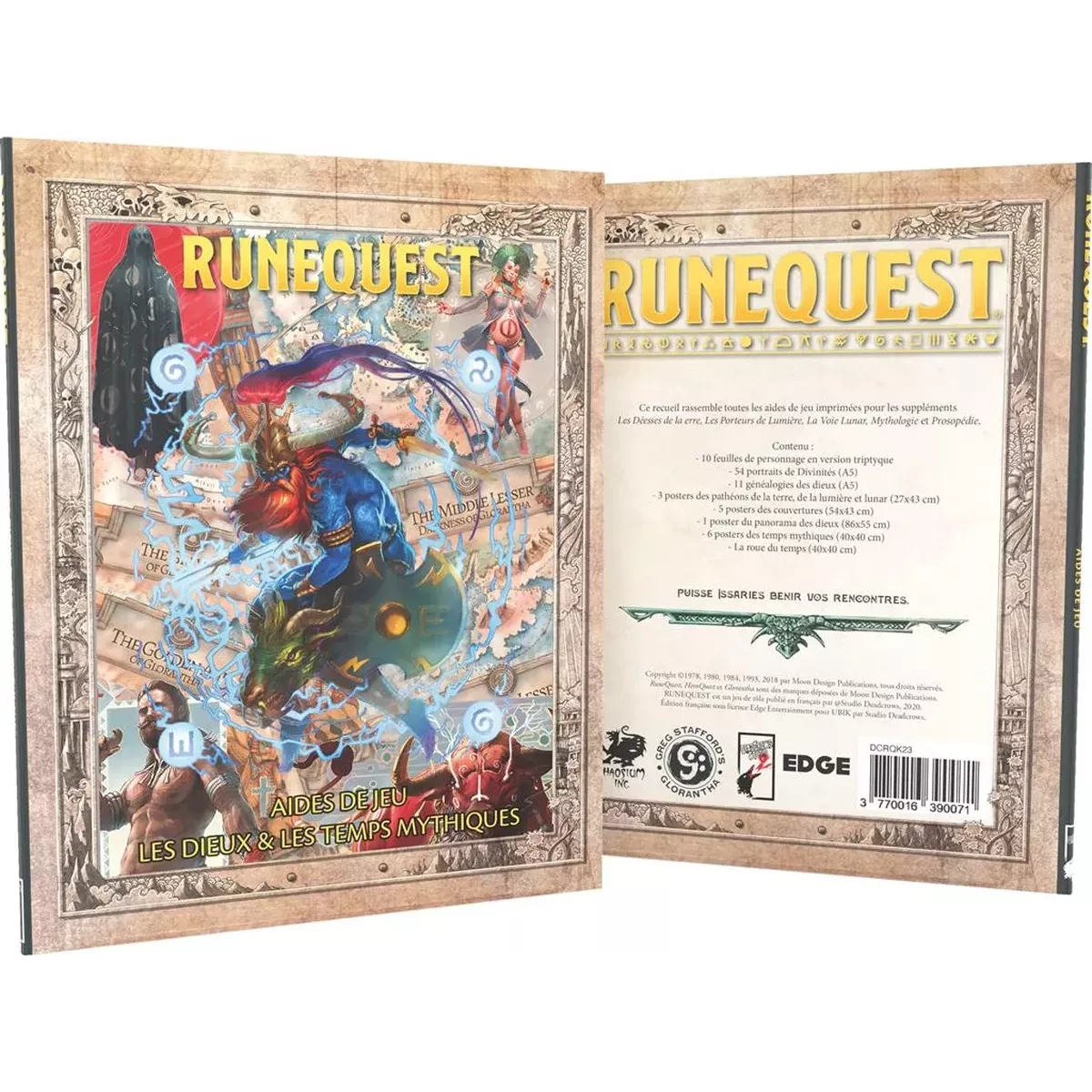 RuneQuest : Les Dieux & Les Temps Mythiques - Les Aides de Jeu