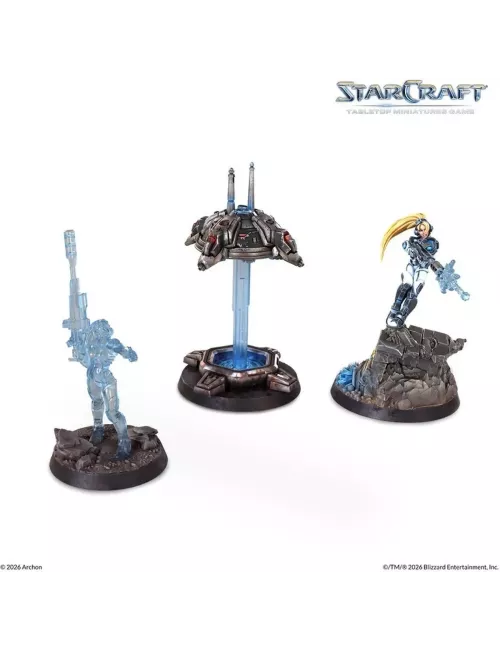 StarCraft - Tabletop Miniatures Game - Nova Terra & Sabotage Drone - Terran Hero Expansion Set - Version Anglaise