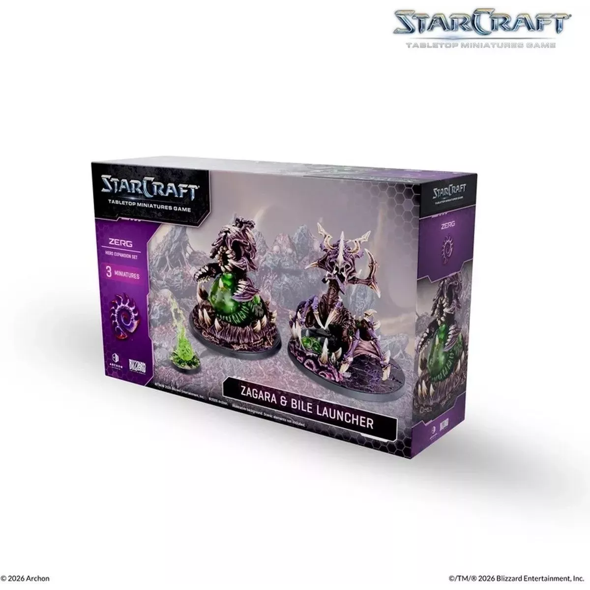 StarCraft - Tabletop Miniatures Game - Zagara - Zerg Hero Expansion Set - Version Anglaise