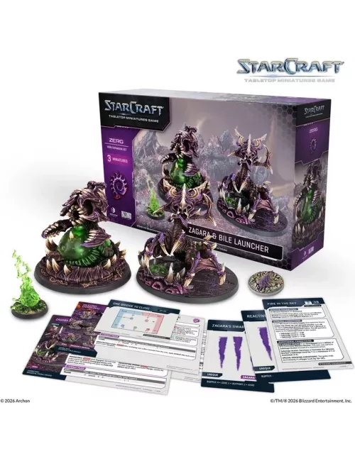 StarCraft - Tabletop Miniatures Game - Zagara - Zerg Hero Expansion Set - Version Anglaise