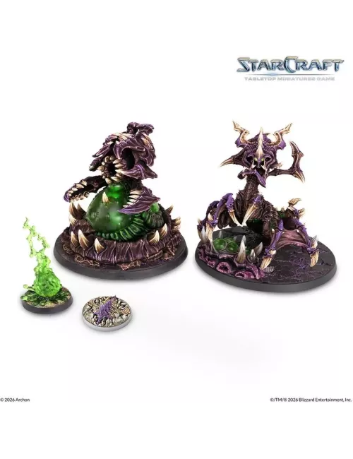 StarCraft - Tabletop Miniatures Game - Zagara - Zerg Hero Expansion Set - Version Anglaise