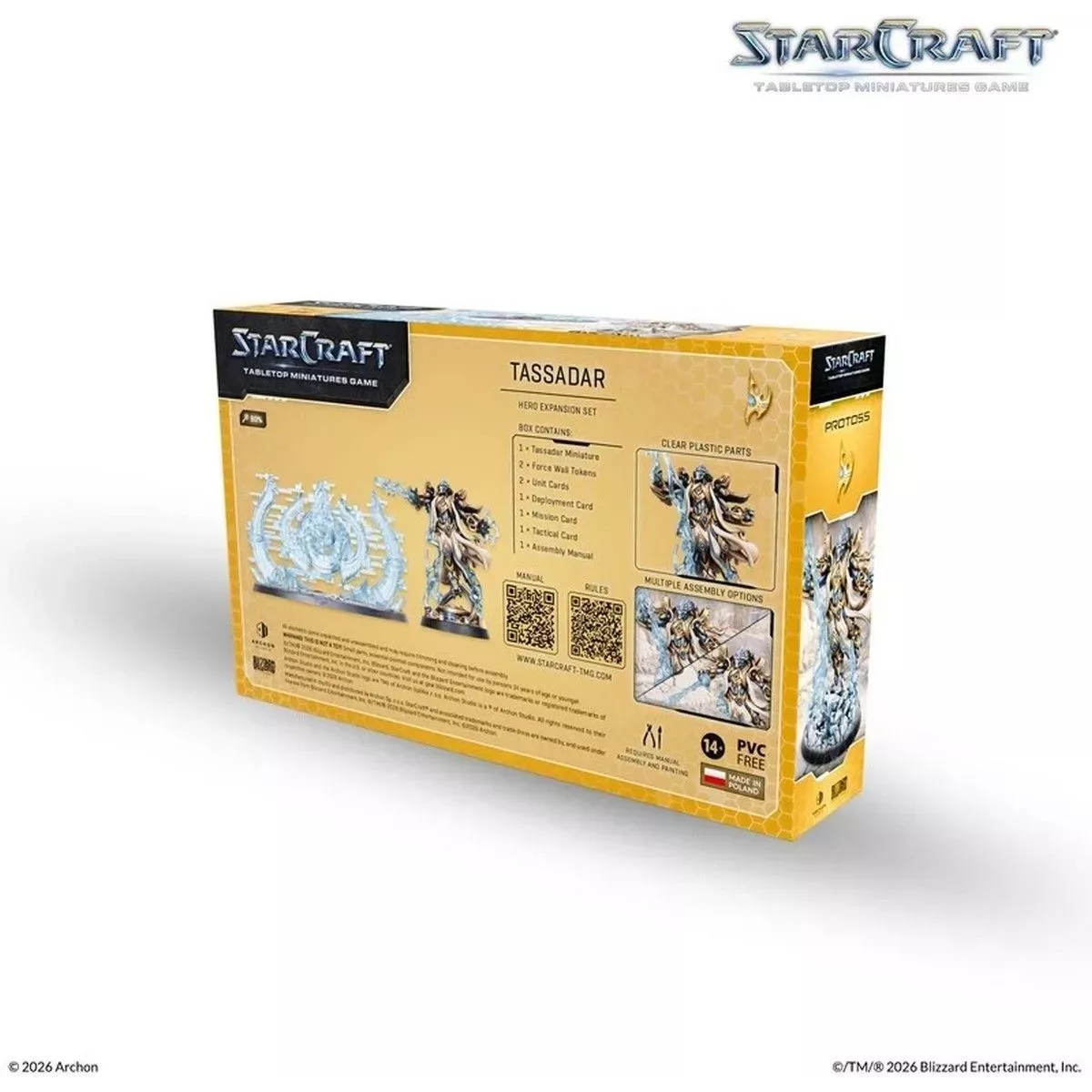 StarCraft - Tabletop Miniatures Game - Tassadar - Protoss Hero Expansion Set - Version Anglaise
