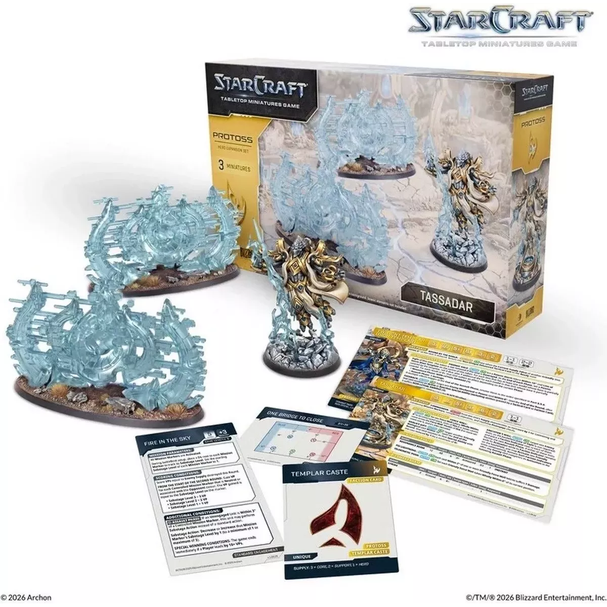 StarCraft - Tabletop Miniatures Game - Tassadar - Protoss Hero Expansion Set - Version Anglaise