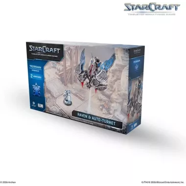 StarCraft - Tabletop Miniatures Game - Raven - Terran Expansion Set - Version Anglaise