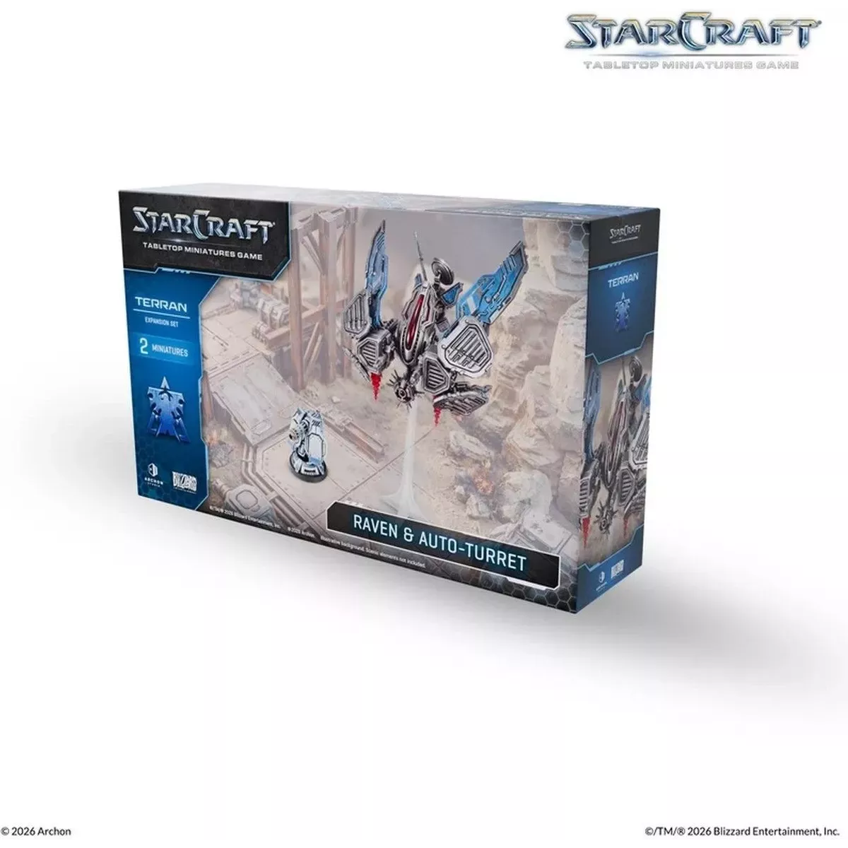 StarCraft - Tabletop Miniatures Game - Raven - Terran Expansion Set - Version Anglaise