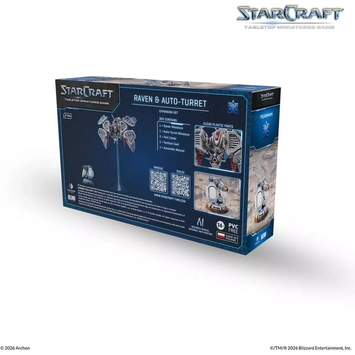 StarCraft - Tabletop Miniatures Game - Raven - Terran Expansion Set - Version Anglaise