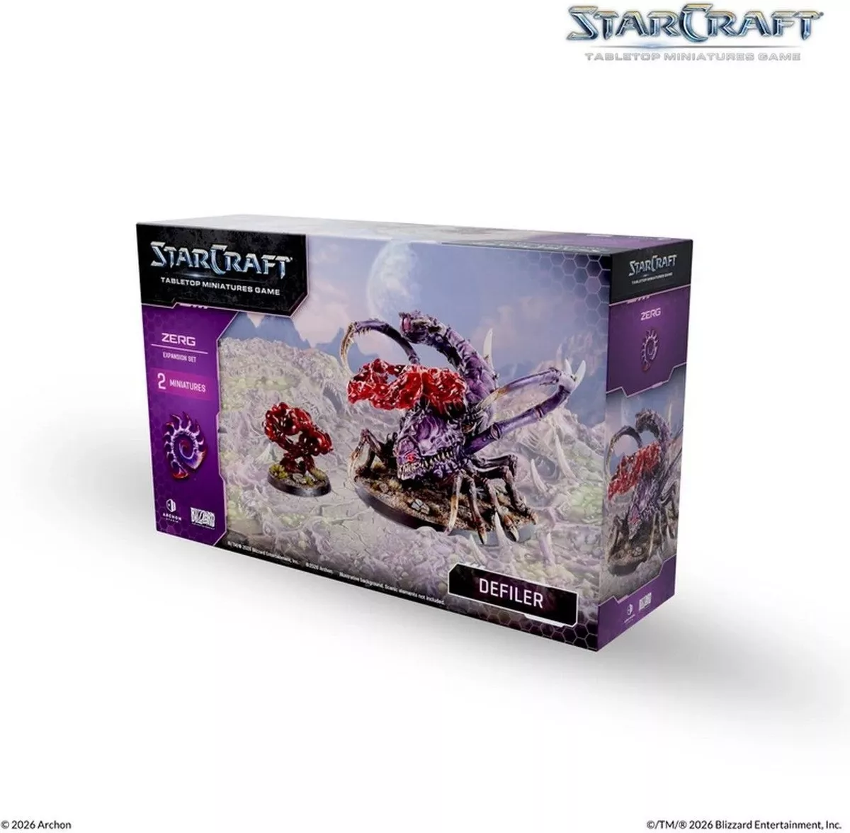 Boite de StarCraft - Tabletop Miniatures Game - Defiler - Zerg Expansion Set - Version Anglaise