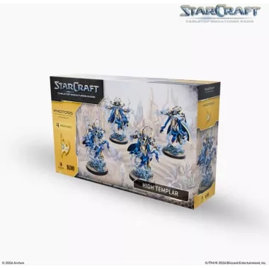 StarCraft - Tabletop Miniatures Game - High Templar - Protoss Expansion Set - Version Anglaise