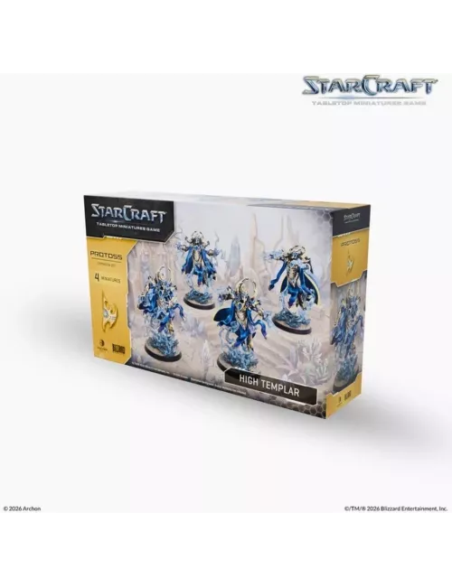 StarCraft - Tabletop Miniatures Game - High Templar - Protoss Expansion Set - Version Anglaise