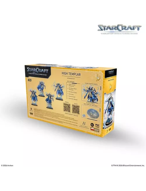 StarCraft - Tabletop Miniatures Game - High Templar - Protoss Expansion Set - Version Anglaise